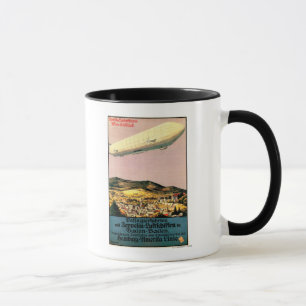 Mug Dirigeable de zeppelin de Luftschiff au-dessus