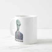 Mug Dirigeant Alien (Devant gauche)