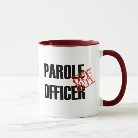 Mug Dirigeant de liberté conditionnelle QUI N'EST PAS (Droite)