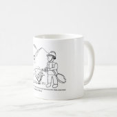 Mug Dirigeant de protection contre Moïse et incendie (Devant droit)