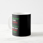 Mug Dirty Santa Present Idea Exchange. Dirty Santa Chr (Devant gauche)