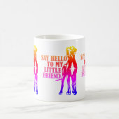 Mug dis bonjour à mon petit ami arc-en-ciel (Centre)
