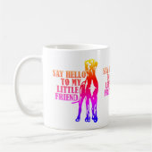 Mug dis bonjour à mon petit ami arc-en-ciel (Gauche)