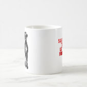 Mug Dis Bonjour à mon petit ami Great Dane Coffee Mu (Centre)
