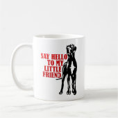 Mug Dis Bonjour à mon petit ami Great Dane Coffee Mu (Gauche)