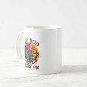 Mug Dis Boo Halloween effrayant Maison hantée Chat noi (Devant gauche)