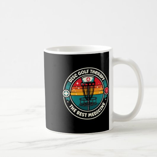 Mug Disc Golf Therapy La Meilleure Médecine Pour Les I (Droite)