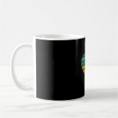 Mug DiscGolf - Panier cible rétro Vintage (Gauche)