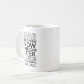 Mug Disciplien Now, Freedom Later - Success Motivation (Devant gauche)