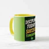 Mug Discipline Aujourd'hui, Succès Demain (Devant gauche)
