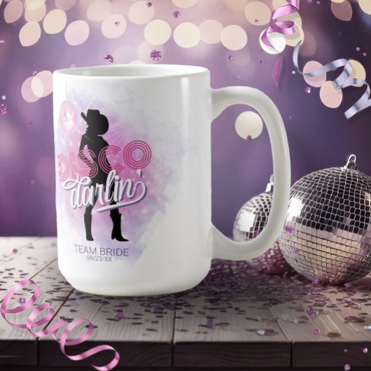 Mug Disco Darlin' Équipe de la mariée Bride ID928 