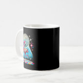 Mug Disco Flamant rose esthétique (Devant gauche)