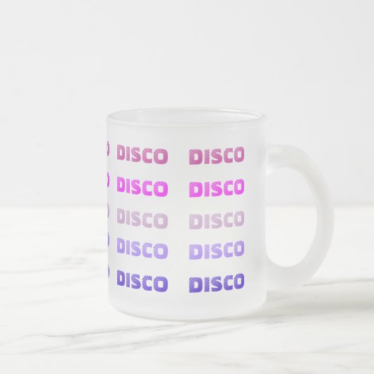 Mug DISCO (verre givré) (Droit)