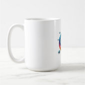 Mug Disco Wave Eel – Rainbow Watercolor Dance Spiral (Gauche)