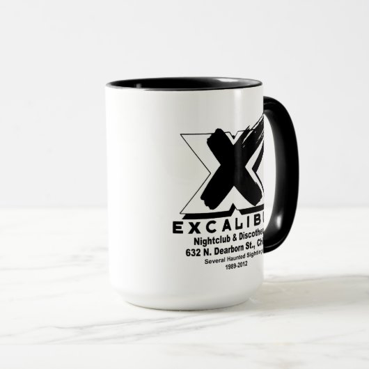 Mug Discothèque Excalibur (1989-2012) (Devant droit)