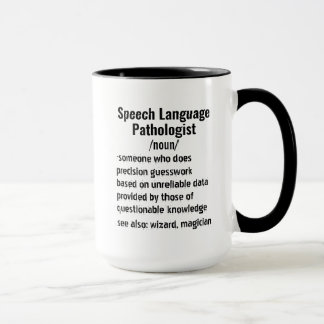 Mug Discours amusant Langue Pathologiste Définition ca