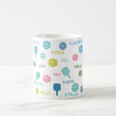 Mug Discours de Pickleball amusant (Centre)