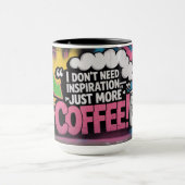 Mug Discours d'encouragement Graffiti - Motivation drô (Centre)