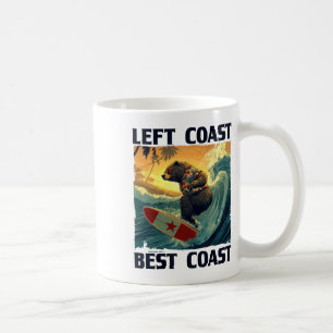 Mug Discours Left Coast, Best Coast avec surf cool Be