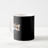 Mug Discours pédiatrique Langue Pathologiste Lapin de (Devant gauche)