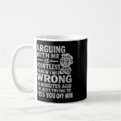 Mug Discuter avec moi est inutile, je savais que j'ava (Gauche)