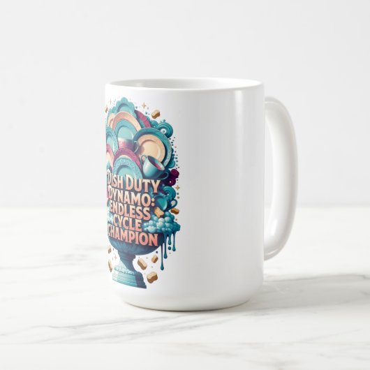 Mug Dish Duty Dynamo T Shirt, Endless Cycle Champion  (Devant droit)