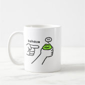 Mug Dishonest Frog Funny Frog Meme Behave No Cartoon D (Gauche)