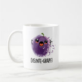 Mug Disinte-grape Funny Désintégration Grape Pun (Gauche)