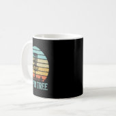 Mug Disk Golf Chemise Funny Stupid Arbre Rétro Disque (Devant gauche)