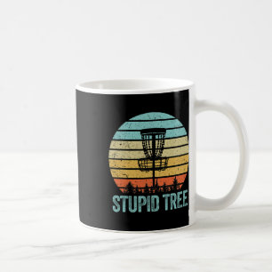 Mug Disk Golf Chemise Funny Stupid Arbre Rétro Disque