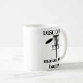 Mug Disk Golf me rend heureux Disk Golf (Devant droit)