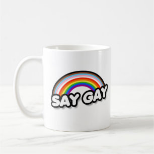 Mug Disons Gay - Arc-en-ciel inclusif