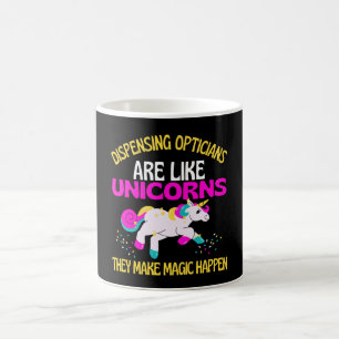 Mug Dispensant Unicorne Optique, Unicorne Magique