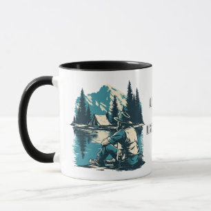 Mug Dispersés et déconnectés   Camping vintage en mont
