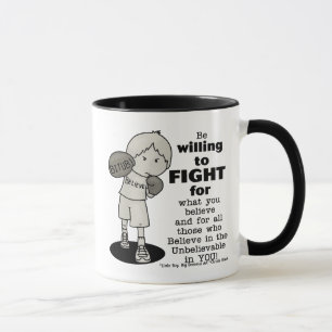 Mug Disposé pour combattre