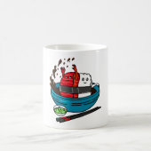Mug Disposez-vous d'un Sushi de thon amusant (Centre)