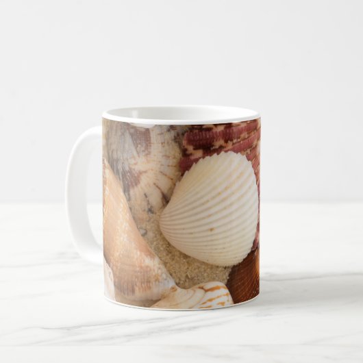 Mug Disposition de coquillage (Devant gauche)