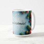 Mug Disposition festive de Noël (Devant droit)