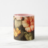 Mug Disposition florale vintage vibrante (Centre)