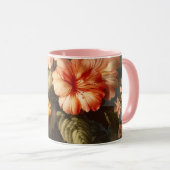 Mug Disposition florale vintage vibrante (Devant droit)