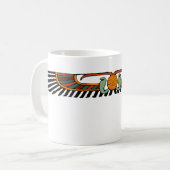 Mug Disque à ailes par Egyptien (Devant gauche)