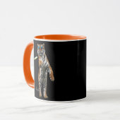 Mug Disque de golf Funny Tiger (Devant gauche)