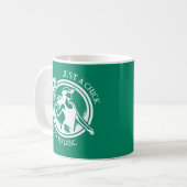 Mug Disque féminin personnalisé Golf (Devant gauche)