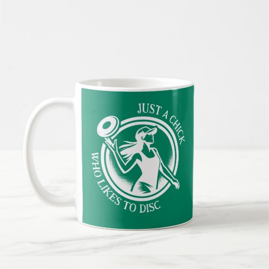 Mug Disque féminin personnalisé Golf (Gauche)