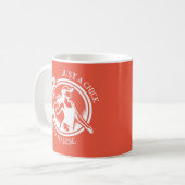 Mug Disque féminin personnalisé Golf (Devant gauche)