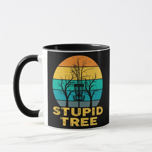 Mug Disque Golf Frisbee Golf Stupid arbre été Sport (Gauche)