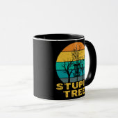 Mug Disque Golf Frisbee Golf Stupid arbre été Sport (Devant droit)