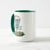 Mug Disque Golf Thématique Noël (Devant gauche)