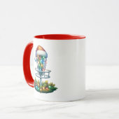 Mug Disque Golf Thématique Noël (Devant gauche)