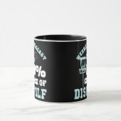 Mug Disque Golf Weekend Prévision Frisbee Discgolf (Centre)